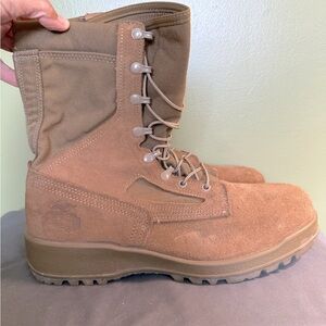 Belleville USMC Hot Weather Steel Toe Boots 550ST Brown Leather Size 11 W